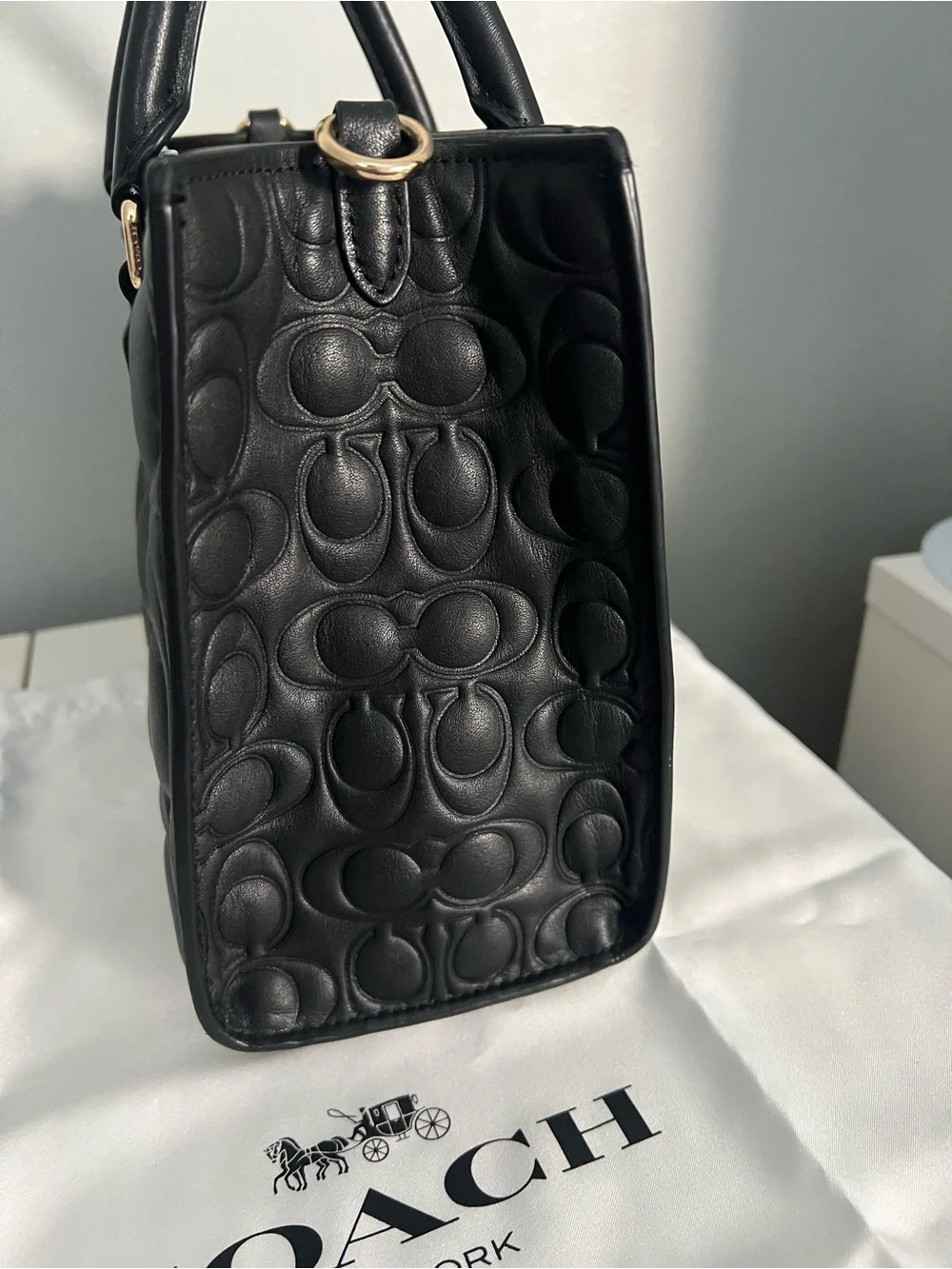 Coach Small Maggie Bag In Signature Leather